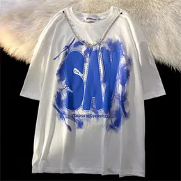 メンズTシャツ半袖レター夏グリーンピンク白い黒い黒いルーズボーイズファッション服メンズユニセックスプリントTシャツ服