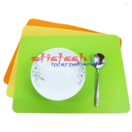 Tapetes de mesa por DHL 200pcs de alta qualidade Bakeware tapete de silicone para forno de isolamento de calor biscoitos de cozinha antiaderente de cozinha