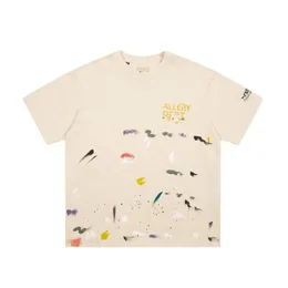 22SSデザイナーメンズTシャツ夏の女性Tシャツカジュアルトップトップショートスリーブ通気性コットンプリントカップルスーツTシャツ24モデル884