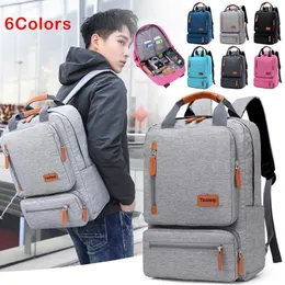 Backpack Litthing Men's Casual Business Notebook Luz de 15,6 polegadas Anti-roubo Rucksack