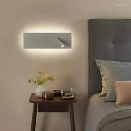 Lampada da parete Luci a LED con interruttore Minimalista 3W Faretto Camera da letto 7W El Lampade da lettura da comodino