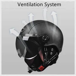 Fahrradhelme Off Road Racing Halbhelme Helm für Roller Casque Trotinette Electrique Retro Moto Casco Downhill Dach Motorrad Open Face J230213