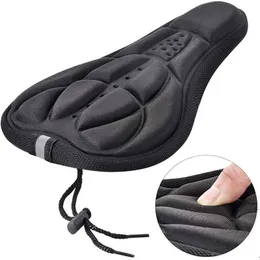 Bike Saddles XTIGER Bicycle Saddle Seat Cover Bike Thickened Soft Cycling Seat Mat 3D Sponge Polymer Shockproof Bicycle Saddle Seat Cover J230213