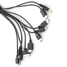 10 في 1 خط شحن كابل شحن USB متعدد الوظائف لسلك شاحن الهاتف المحمول