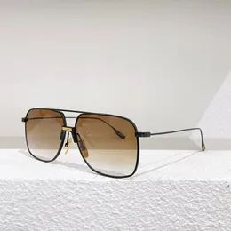 Pełna ramka retro moda klasyczna metalowe okulary przeciwsłoneczne ultralight okulary biznesowe Businal Mężczyźni Kobiety Goggle Sunnies Ochrona Sunnies Oryginalne pudełko