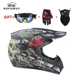 Wintuway Motorcycle Dorosły Motocross Off Road Hełmy ATV Dirt Rower Downhill DH Helmet Cross Helmet S M L XL18956331
