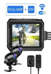 1080p HD Motorfiets DVR -camera met GPS WiFi GSensor Hidden Night Vision Dash Cam 150 ° Wijd Hoek Waterdichte videorecorder Loop 4776073