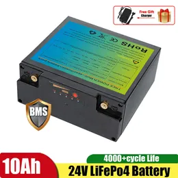 Lifepo4 24V 10AH 240WH Lifepo4 Pil Paketi Lityum Demir Elektrikli Bike için 20a BMS ile Ebike