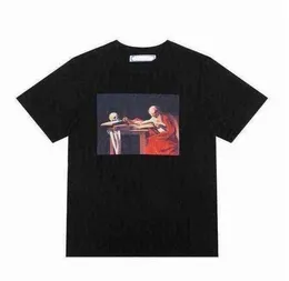 2023 Acheter Designer Fashion Summer Mens T-Shirts Rendu Graffiti Arrstyle Lovers Coton T-shirt à manches courtes Backing Men's Shirt à vendre