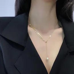 Catene 2023 Brand Design Foglia Farfalla Collana con nappa Moda creativa Chocker di fascia alta Regali di San Valentino per le donne.