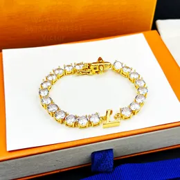 Bracciale di marca francese LW Crystals T0P qualità coppia Bracciale designer per gioielli donna diamante stile classico moda regalo squisito 004