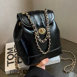 Handbag Factory Cheap Wholesale Retail Casual Version Backpack Large Capacity Bucket Bag 2023 New Spring and Summer Chain Single Shoulder Small Dign