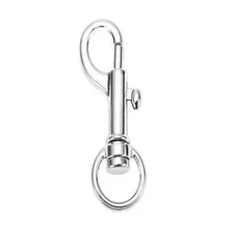Key Rings Wholesales 50Pcs Punk Metal Hipster Spring Snap Lobster Clasps Swivel Trigger Clips Hooks 45Mm For Webbing Jewelry 626 Dro Dhzjk