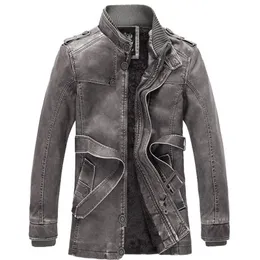 Herrjackor S varumärke Motorcykel Men Fur Jacket de Masculina Herrläderrockar Jaqueta Couro 230213