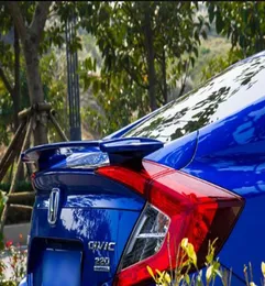 Högkvalitativ starkare ABS -material med färgfärg bakre vingspoiler för Honda Civic sedan 201620206287854