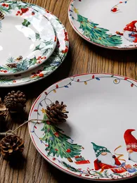 Placas Wang Ceramic Plate Tableware Porcelain Home Festivals Dinner