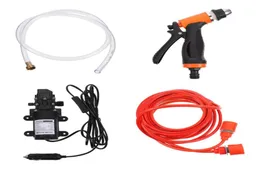 Pistola de agua Lanza de espuma para nieve 1 juego 12V Bomba de alta presión portátil Kit de lavadora eléctrica para Vehicle8320205