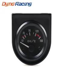 2Quot52mm Medidor de temperatura de óleo de carro universal 50150 Celsius LED LEVEL TEMP METER COM SENSOR TT1012658057929