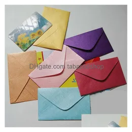 Verpackungsbeutel 1000 Stück kleiner Umschlag für VIP-Karten Mes Mini-Größe Drop Lieferung Büro Schule Geschäft Industrie Dhvji