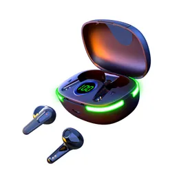 Fones de ouvido Pro 80 TWS Smart Touch sem fio Fones de ouvido à prova d'água Visor de LED Audifonos Jogo