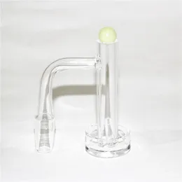 Wasserpfeifen Auto Spinner Quartz Banger Bangers Smoke Nail mit 1 Stück 6 mm Rubin-Terp-Perlen, 1 Stück Dichro-Glas-Vergaserkappe und Quarzpille für Dab Rig