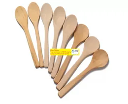 Cucchiai di legno Cucchiaio di miele Cucchiaini per bambini Mini cucchiaino da tè in legno 6 stili tra cui scegliere