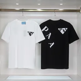 Herr t-shirts damhort ￤rm milan m￤rkesdesigner t skjortor kort sommar mode avslappnad med varum￤rkesbrev h￶g designers h￶g kvalitet i svartvitt t-shirt