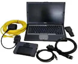 Automatyczne narzędzie diagnostyczne ICOM A2BC Interfejs i kable dla samochodów BMW z używanym laptopem D630 zainstalowane dobrze HIG5698330