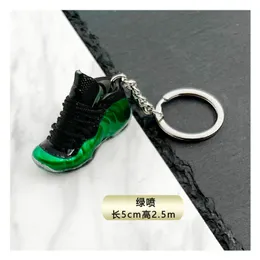 3D Mini Basketball Shoes Keychains Modelo estereosc￳pico T￪nis de t￪nis de t￪nis de lembran￧as de teclado Backpack Pingente Backpack Presente Pingente