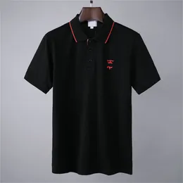 High End Brand broderad kortärmad bomullspolo skjorta män s t shirt koreanska modekläder sommar lyxig topp asiatisk storlek m-3xl #88888