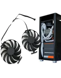 Laptop cooling kuddar 95mm T129215SU 12V 050AMP grafikkortskylare fans för ASUS ROG STRIXGEFORCE RTX 3060 3070 FAN9781737