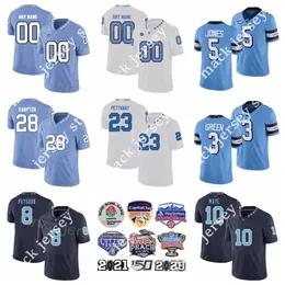 NCAA Futbol North Carolina Tar Heels College 23 George Pettaway Jersey 8 Paysour 5 JJ Jones 3 Antoine Green 10 Drake Maye 28 Omarion