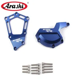Parti Arashi per S 1000 RR 0914 CNC Crash Pad Pad Protector Slider Frame Guard S1000RR S1000 2009 2010 2012 2012 2012 2013 2013 20142744620