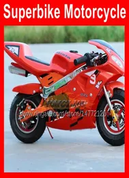 16 Farben 2 Takt 49 50 CC Mini MOTO BIKE Sport Motorrad Freizeit Unterhaltung Erwachsene Kinder Spielzeug kleines Offroad echtes Motorrad6554486