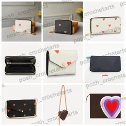 디자이너 소형 가죽 제품 Zippy Card 홀더를위한 Zippy Wallet Poker Prints의 Felicie Pouch와 함께 제공됩니다. 2464