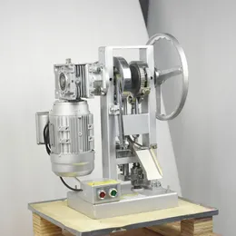 HNZXIB LAB levererar THDP-5 Candy Press Machine TDP5 30KN Electric Single Punch Press med 1 cirkulär testform
