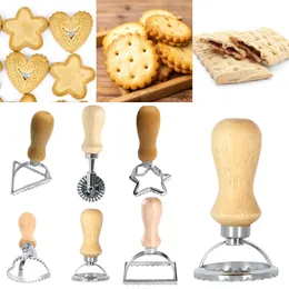 Domowy zestaw noża do pieczenia formy makaron prasowa kuchnia Zestaw przywiązania do ravioli Maker narzędzie Zestaw znaczków ravioli