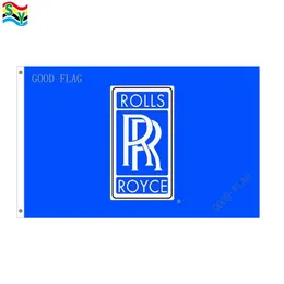 Bancos de bandeira do Goodflag Rolls Royce 3x5 ft 90 150cm Polyster Outdoor Flag252c