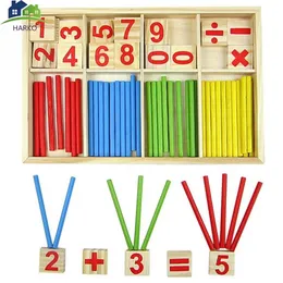 1set figura bloqueia contagem de tacos de madeira brinquedos de madeira montessori crianças matemáticas aprendendo brinquedos para crianças educacionais presente232z