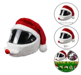 Мотоциклетные шлемы Отличное мастерство плюшевое творческое покрытие шлема рождественского стиля для Outdoor6742678
