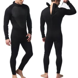 Wetsuits Drysuits Summer Men Wetsuit Full bodysuit 3mm rund hals dykdräkt stretchig simning surfing snorkling kajaking sportkläder 230213