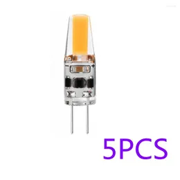 5PCS G4 LED 220V 12V COB AC12V DC12V AC12 CHANDELIER BULB COB1505