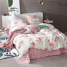 Sängkläder sätter 40Geometric 4st-sängöverdrag Set Cartoon Däcke Children's Sheets and Pudowcases Comforter 2TJ-61002