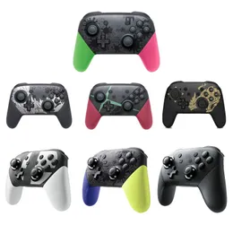 bluetoothワイヤレスプロコントローラーゲームパッドジョイパッドnintendスイッチコンソールのゲームパッドジョイスティック小売パッキングDHL付きワイヤレスコントローラー