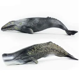 Tomy Simulación de 30 cm Criatura marina Modelo de ballena esperma ballena gris ballena pvc modelo juguetes x1106283z