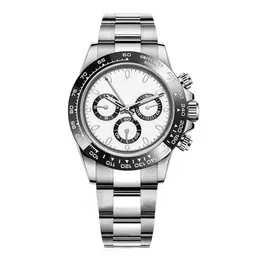 Inne zegarki z oryginalnym pudełkiem luksusowe męskie zegarki 116500ln zegarek Montre de Luxe automatyczne zegarek na rękę stalową pierścień ramka 316l adustable składana klamra