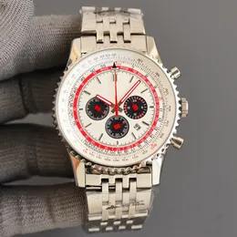 Herren Watch Quartz Movement Uhren 43mm Sappire Business Armbanduhr Fashion Designer Armbandwatch Montre de Luxe