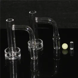 フッカーコントラルタワーTerp Slurper Quartz Banger with Glass Marble Bubble Cap Pearls Ballフラットトップクォーツネイルウォーターボングダブリグ