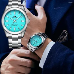 Wristwatches Drop 2023 Selling Products Mechanical Men Business Automatic Wristwatch Stainless Steel Luminous Clock Sports Watch