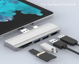 MOSIBLE USB HUB 30 Docking Station for Surface Pro 456からUSB30ポート互換SDTFリーダースプリッターAdapter6395552
